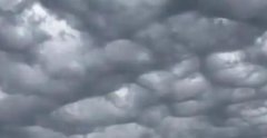 大連天空現窟窿云,糙面云預示著什么嗎？